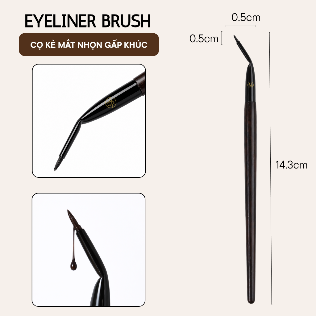 Cọ Kẻ Mắt BH Cosmetics Eyeliner Brush BH269